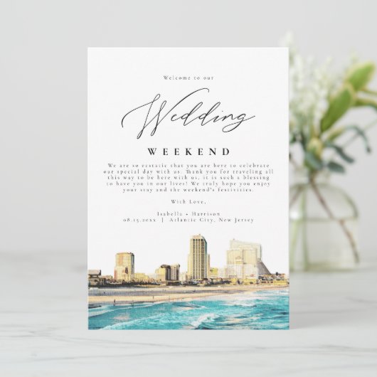 ATLANTISCHE STEDELIJKE WENSDUUR VAN HET BELANGENSC KAART (Staand voorkant)