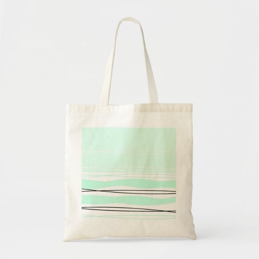 Atlantische Stripe canvas tas (Voorkant)