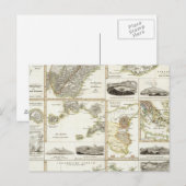Atlantische vulkanische activiteit briefkaart (Voorkant / Achterkant)