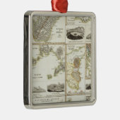 Atlantische vulkanische activiteit metalen ornament (Rechts)