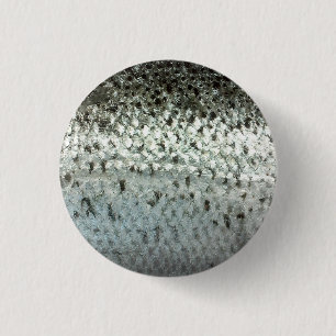 Atlantische zalm ronde button 3,2 cm