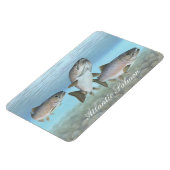 Atlantische zalm schilderij magneet (Linkerzijde)