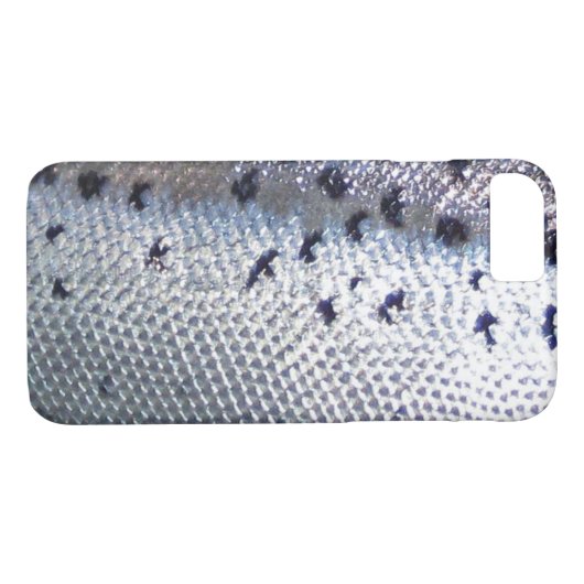 Atlantische zalm - vishuid iPhone 7 hoesje (Achterkant (Horizontaal))