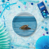 Atlantische zeehond papieren bordje (Feest)
