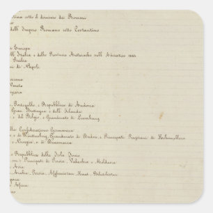 Atlas 2 vierkante sticker