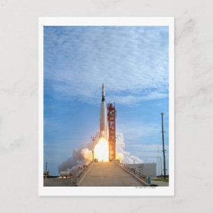 Atlas Agena doelt op het opheffen van voertuigen v Briefkaart