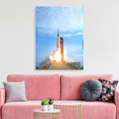 Atlas Agena doelt op het opheffen van voertuigen v Canvas Afdruk (Insitu (Woonkamer))