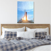 Atlas Agena doelt op het opheffen van voertuigen v Canvas Afdruk (Insitu (Slaapkamer))