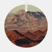 Atlas berglandschappen Marokko landschap Glas Ornament (Achterkant)