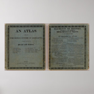 Atlas bij Worcester's epitome Poster