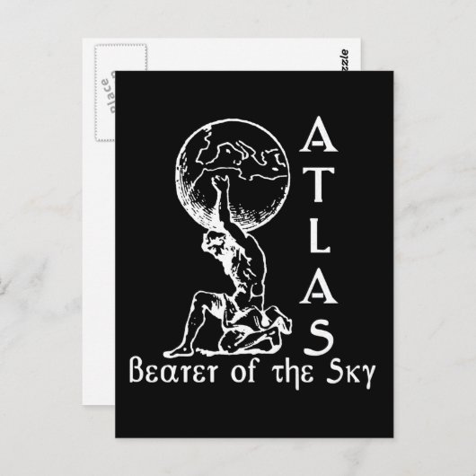 Atlas Briefkaart (Voorkant / Achterkant)