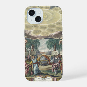 Atlas Coelestis door Doppelmaier, Vintage Astronom iPhone 15 Hoesje