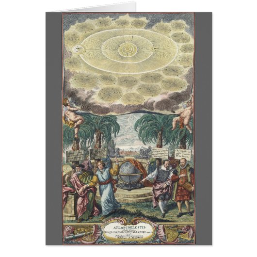 Atlas Coelestis van Doppelmaier, astronomie (Voorkant)
