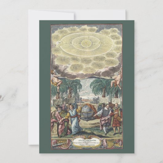 Atlas Coelestis van Doppelmaier,  astronomie (Voorkant)