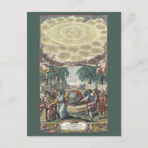 Atlas Coelestis van Doppelmaier,  astronomie Briefkaart