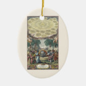 Atlas Coelestis van Doppelmaier,  astronomie Keramisch Ornament (Voorkant)
