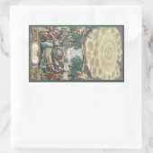 Atlas Coelestis van Doppelmaier,  astronomie Rechthoekige Sticker (Tas)