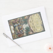 Atlas Coelestis van Doppelmaier,  astronomie Rechthoekige Sticker (Envelop)