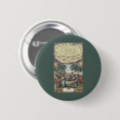 Atlas Coelestis van Doppelmaier,  astronomie Ronde Button 5,7 Cm (Voorkant /achterkant)