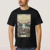 Atlas Coelestis van Doppelmaier,  astronomie T-shirt (Voorkant)