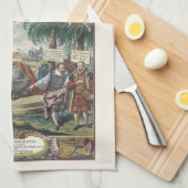 Atlas Coelestis van Doppelmaier,  astronomie Theedoek (Quarter Fold)