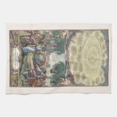 Atlas Coelestis van Doppelmaier,  astronomie Theedoek (Horizontaal)