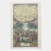 Atlas Coelestis van Doppelmaier,  astronomie Theedoek (Verticaal)