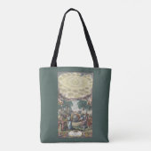 Atlas Coelestis van Doppelmaier,  astronomie Tote Bag (Achterkant)