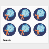 Atlas D20-Sticker Ronde Sticker (Vel)