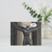 Atlas, denken aan u - NYC H briefkaart (Staand voorkant)