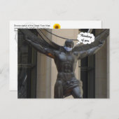 Atlas, denken aan u - NYC H briefkaart (Voorkant / Achterkant)