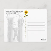 Atlas, denken aan u - NYC H briefkaart (Achterkant)