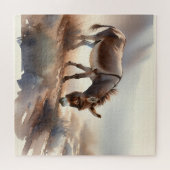 Atlas Donkey AREF409 - Watercolor Legpuzzel (Horizontaal)