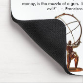 ATLAS, "Dus je denkt dat geld de wortel is van ... Muismat (Hoek)