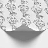 Atlas Greek Mythology Illustration Cadeaupapier (Hoek)