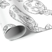 Atlas Greek Mythology Illustration Cadeaupapier (Rol Hoek)