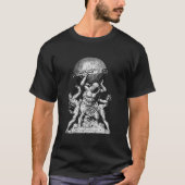 Atlas Grieks Mythologie T Shirt Griekenland Grieks (Voorkant)