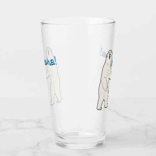 Atlas het Beer van de Vriendly Polar Glas (Links)