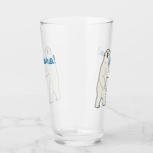 Atlas het Beer van de Vriendly Polar Glas (Rechts)