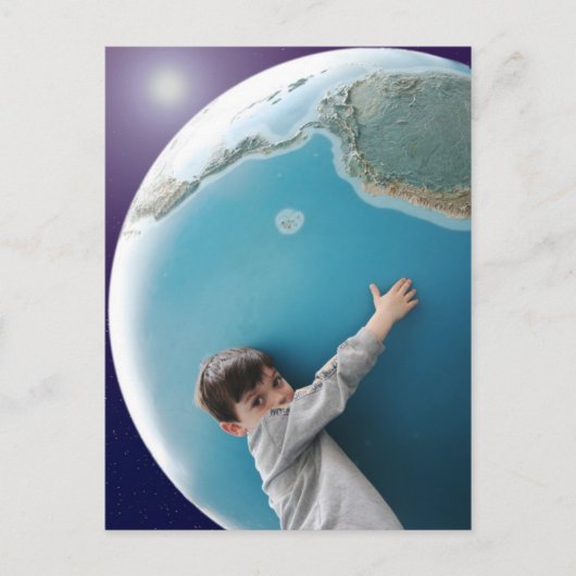 Atlas, het is tijd voor je bad briefkaart (Voorkant)