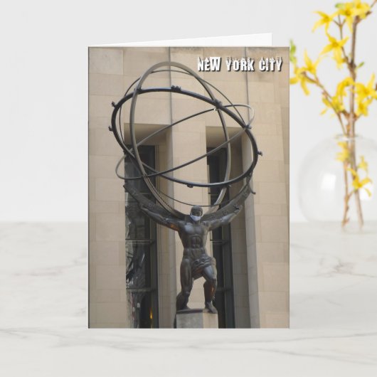 Atlas Holding Heavens - kaart (Gele Bloem)