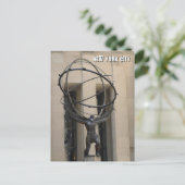 Atlas Holding Heavens - NYC V briefkaart (Staand voorkant)