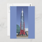 Atlas icbm in het strategisch luchtruimmuseum Nebr Briefkaart (Voorkant / Achterkant)