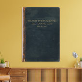 Atlas international canvas afdruk (Insitu (Woonkamer))