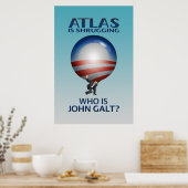 Atlas is Poster aan het slijpen (Keuken)