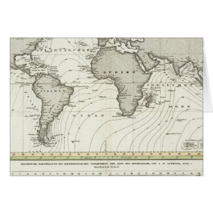 Atlas-kaart met brede golf