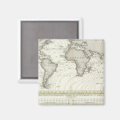 Atlas-kaart met brede golf magneet (Voorkant / Achterkant)