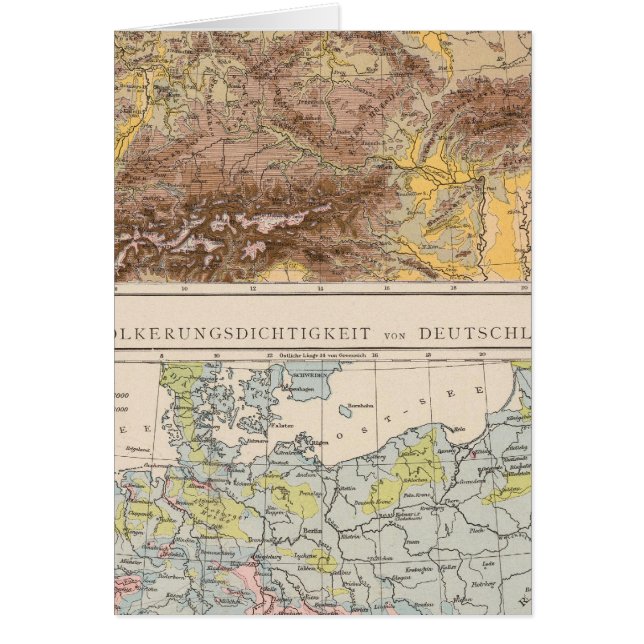 Atlas-kaart van Midden-Europa (Voorkant)