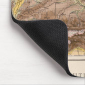 Atlas-kaart van Midden-Europa Muismat (Hoek)