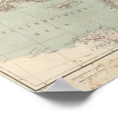 Atlas-kaart van Turkije Poster (Hoek)